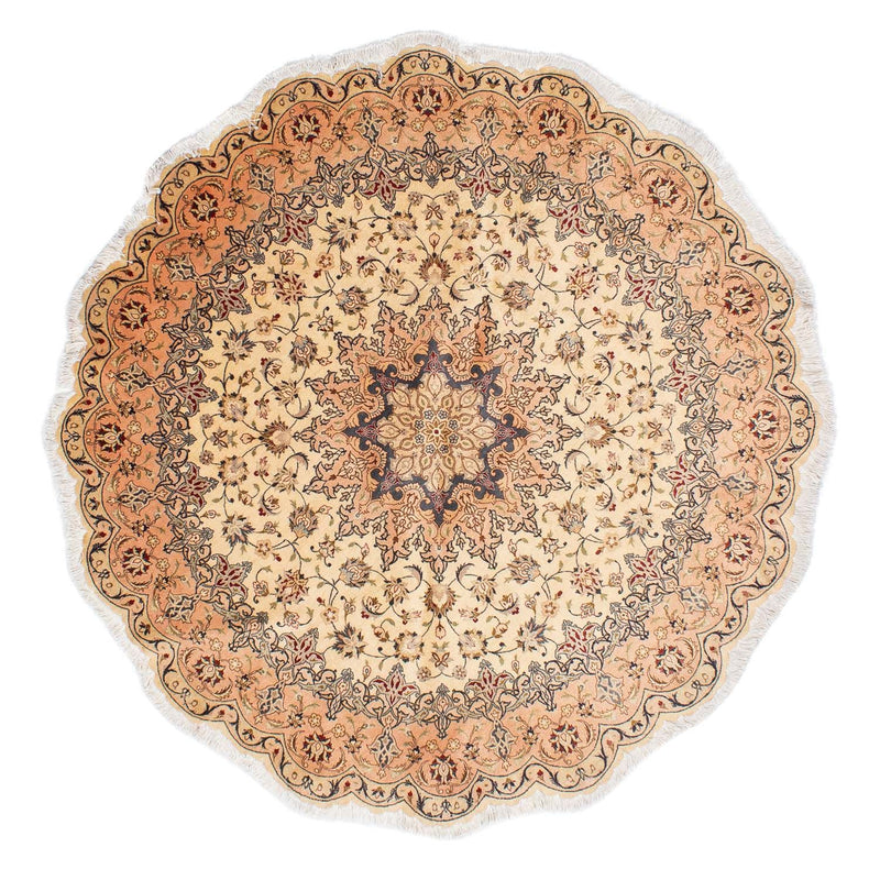 Tabriz - 50 Raj Teppe 195x195cm - Persisk teppe