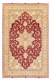 Tabriz - 50 Raj Teppe 200x300cm - Persisk teppe - Rektangulær / Mørk rød / 200 x 300 cm Rektangulær