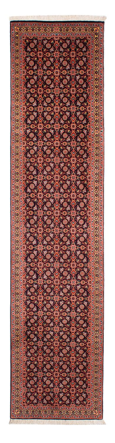 Løper Persisk teppe - Tabriz - 302 x 80 cm - brun