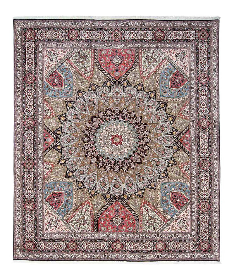 Tabriz - 50 Raj Teppe 303x252cm - Persisk teppe
