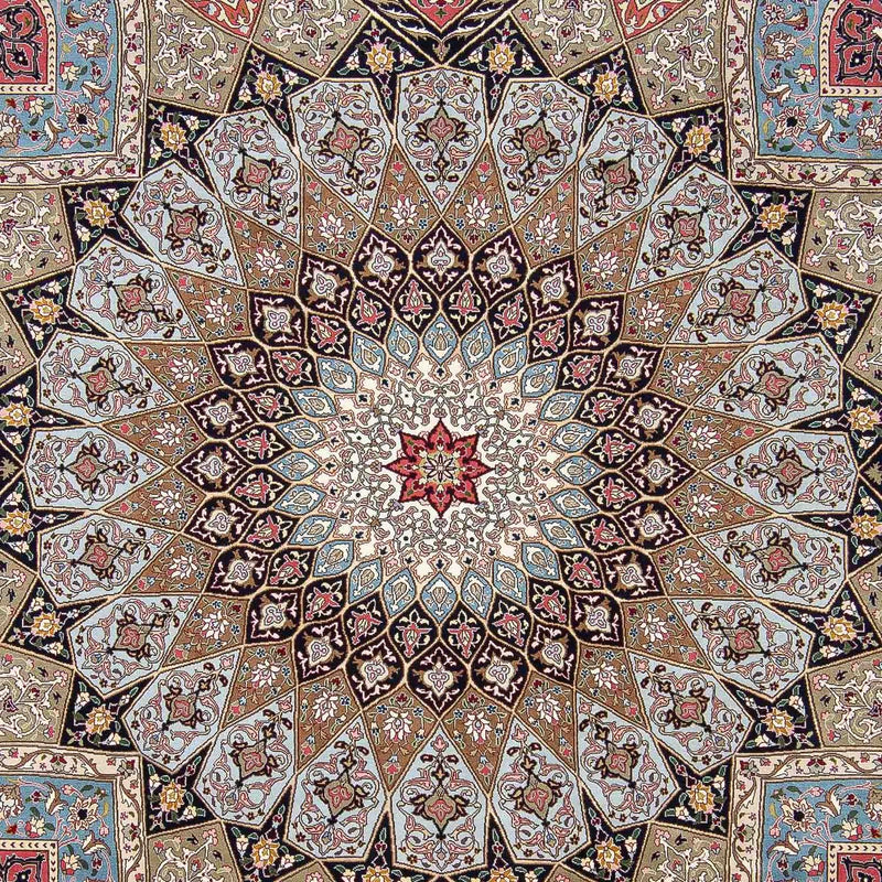 Tabriz - 50 Raj Teppe 303x252cm - Persisk teppe