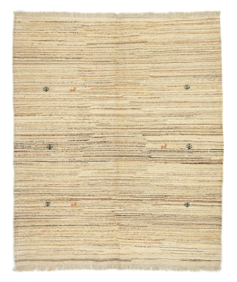 Persisk Gabbeh Teppe 188x158cm - Perserteppich Wollteppich