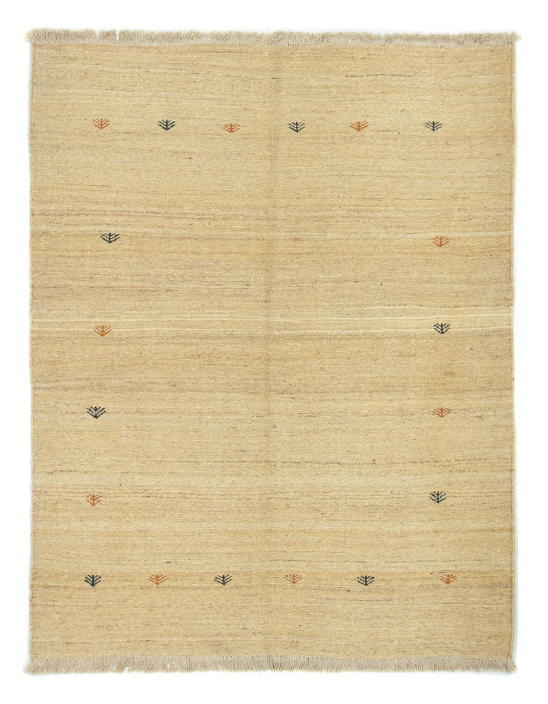 Persisk Gabbeh Teppe 150x182cm - Perserteppich Wollteppich