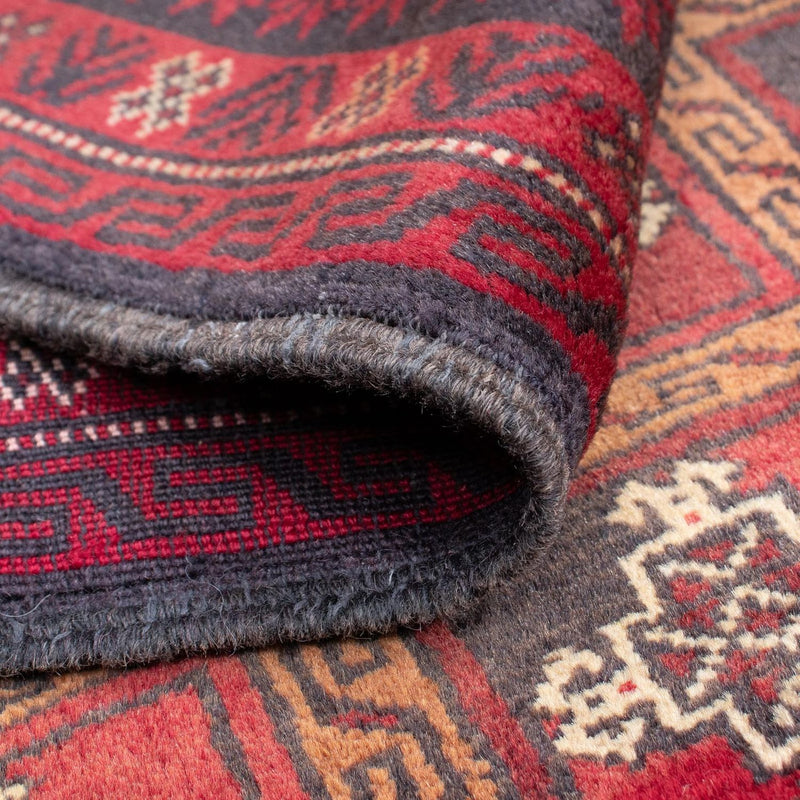 Balutsj-teppe - 150 x 97 cm - mørk rød