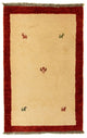 Persisk Gabbeh Teppe 125x83cm - Perserteppich Wollteppich