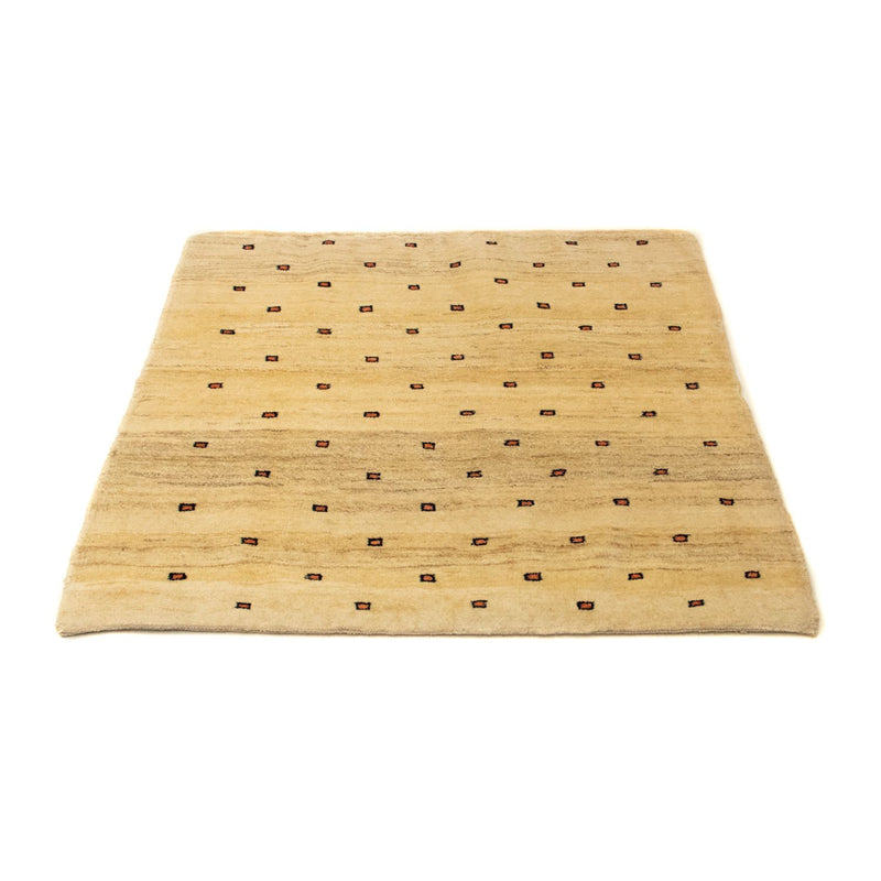 Persisk Gabbeh Teppe 102x100cm - Perserteppich Wollteppich