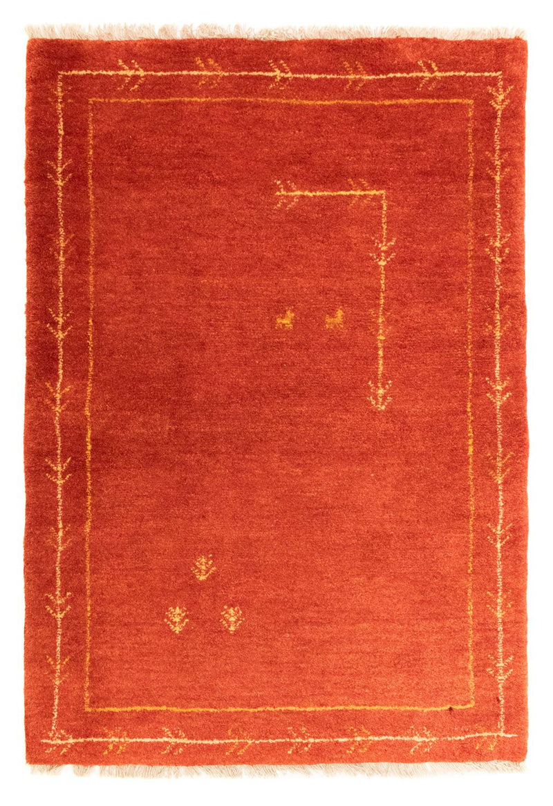 Persisk Gabbeh Teppe 126x85cm - Perserteppich Wollteppich