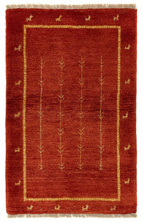 Persisk Gabbeh Teppe 133x84cm - Perserteppich Wollteppich – product image