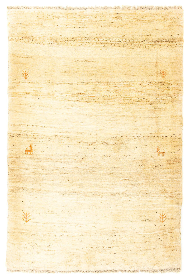 Persisk Gabbeh Teppe 130x87cm - Perserteppich Wollteppich