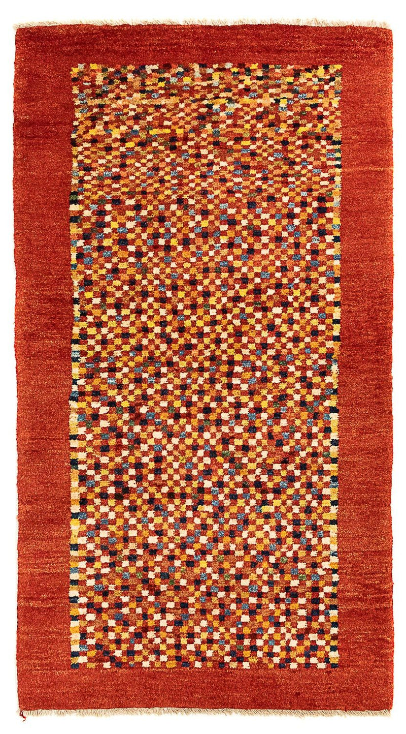 Persisk Gabbeh Teppe 135x72cm - Perserteppich Wollteppich
