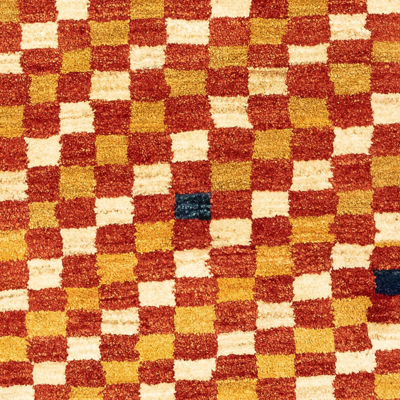 Persisk Gabbeh Teppe 140x72cm - Perserteppich Wollteppich