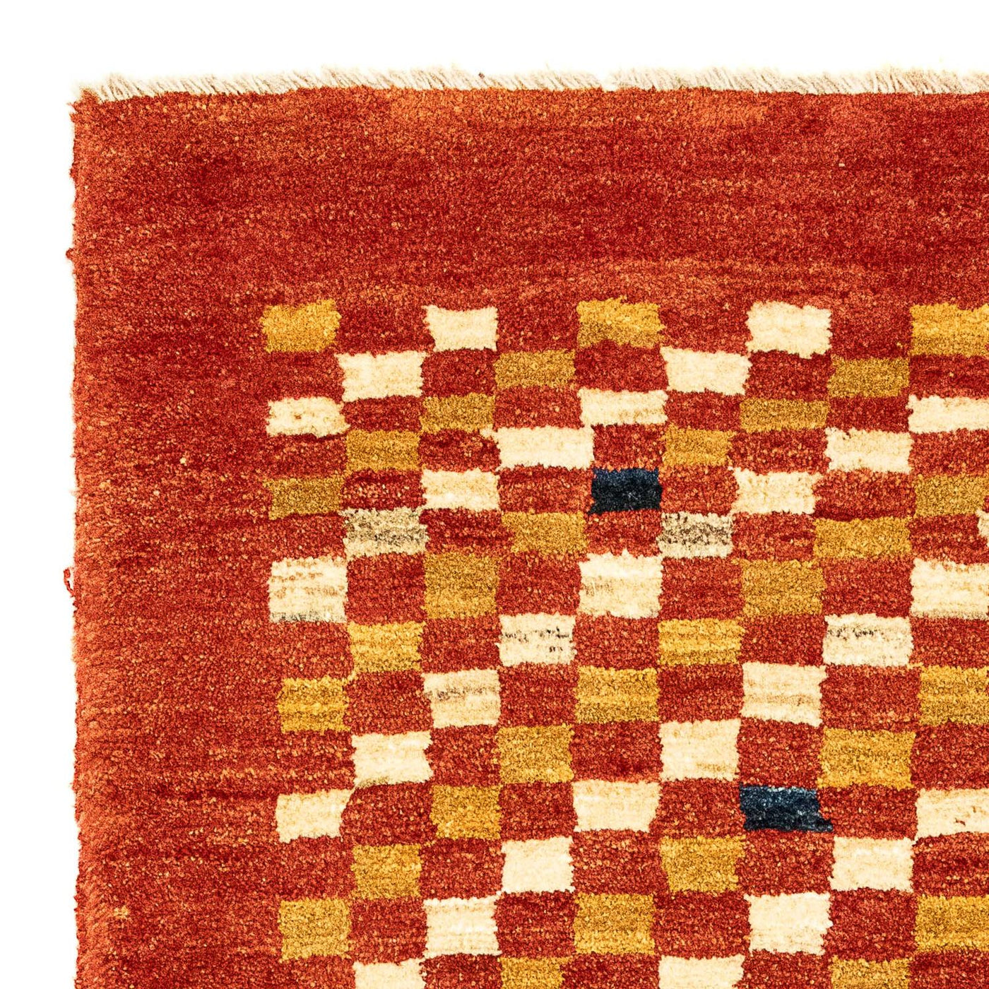 Persisk Gabbeh Teppe 140x72cm - Perserteppich Wollteppich