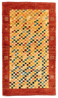 Persisk Gabbeh Teppe 139x78cm - Perserteppich Wollteppich – product image