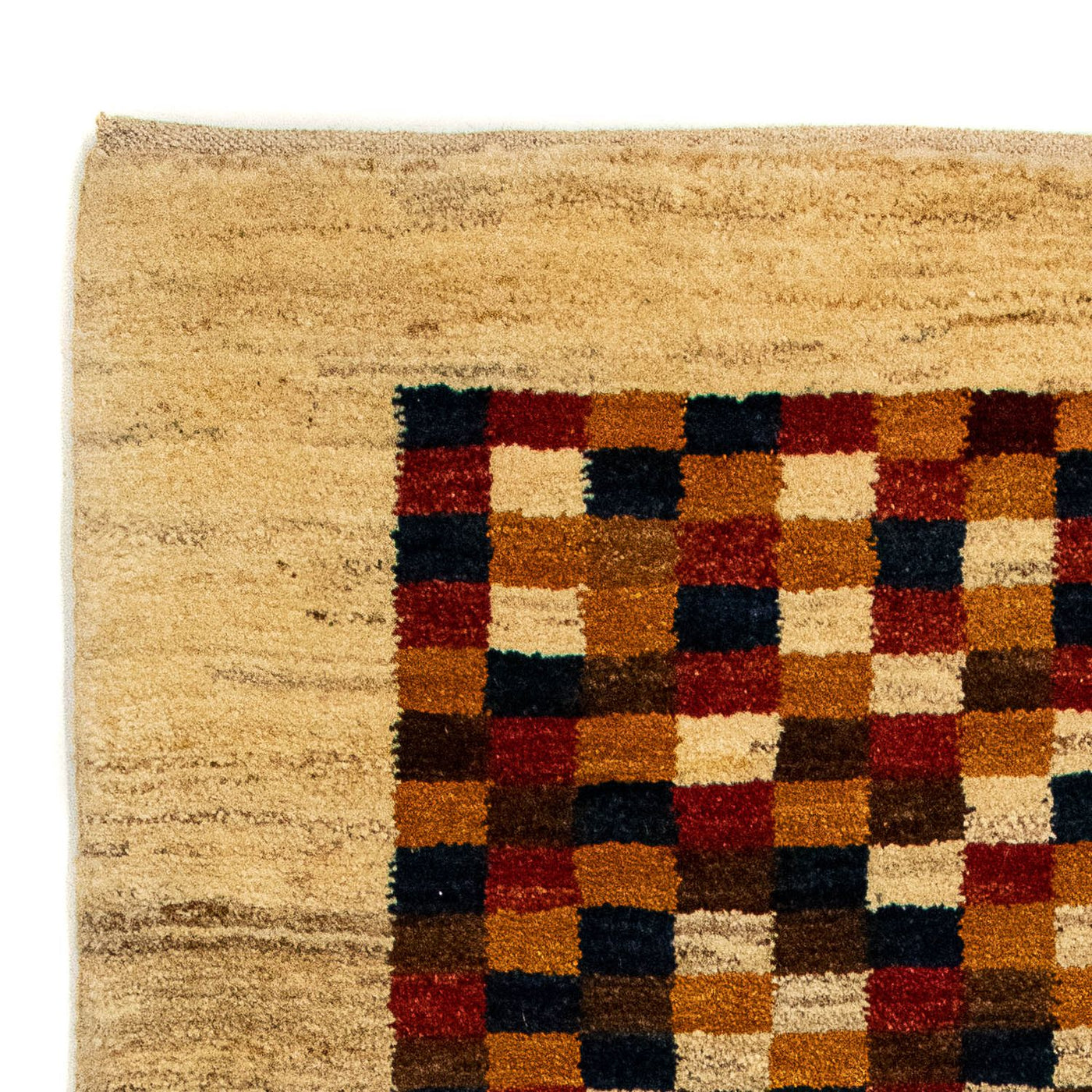 Persisk Gabbeh Teppe 138x72cm - Perserteppich Wollteppich