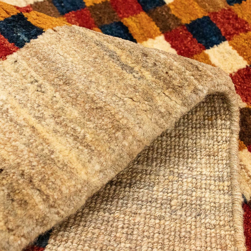 Persisk Gabbeh Teppe 138x72cm - Perserteppich Wollteppich