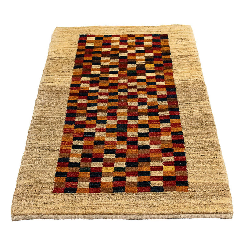 Persisk Gabbeh Teppe 138x72cm - Perserteppich Wollteppich