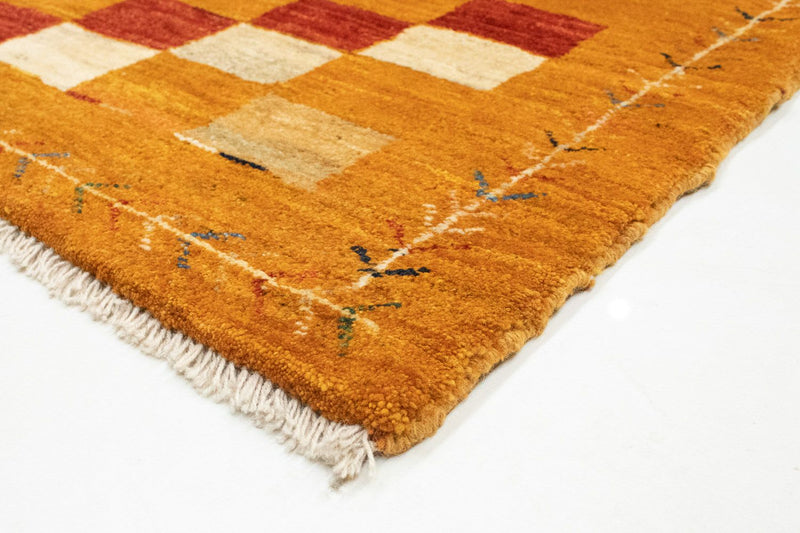 Persisk Gabbeh Teppe 103x146cm - Perserteppich Wollteppich