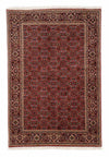 Bidjar Teppe 136x205cm - Persisk teppe - Rektangulær / Mørk rød / 136 x 205 cm Rektangulær