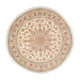 Persisk teppe - Tabriz - Royal rundt  - 146 x 146 cm - beige