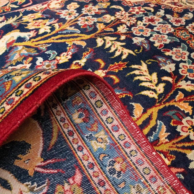 Qom Teppe 217x134cm - Persisk teppe