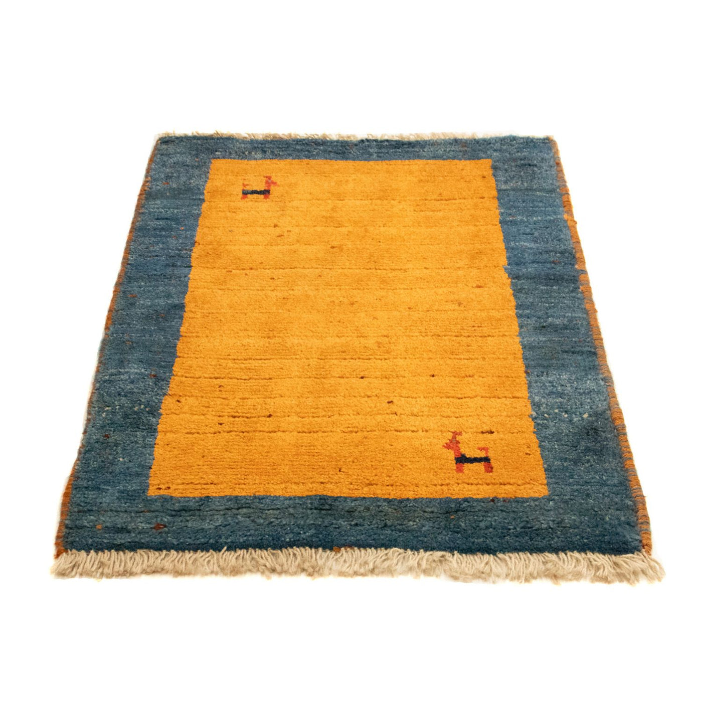 Persisk Gabbeh Teppe 85x64cm - Perserteppich Wollteppich