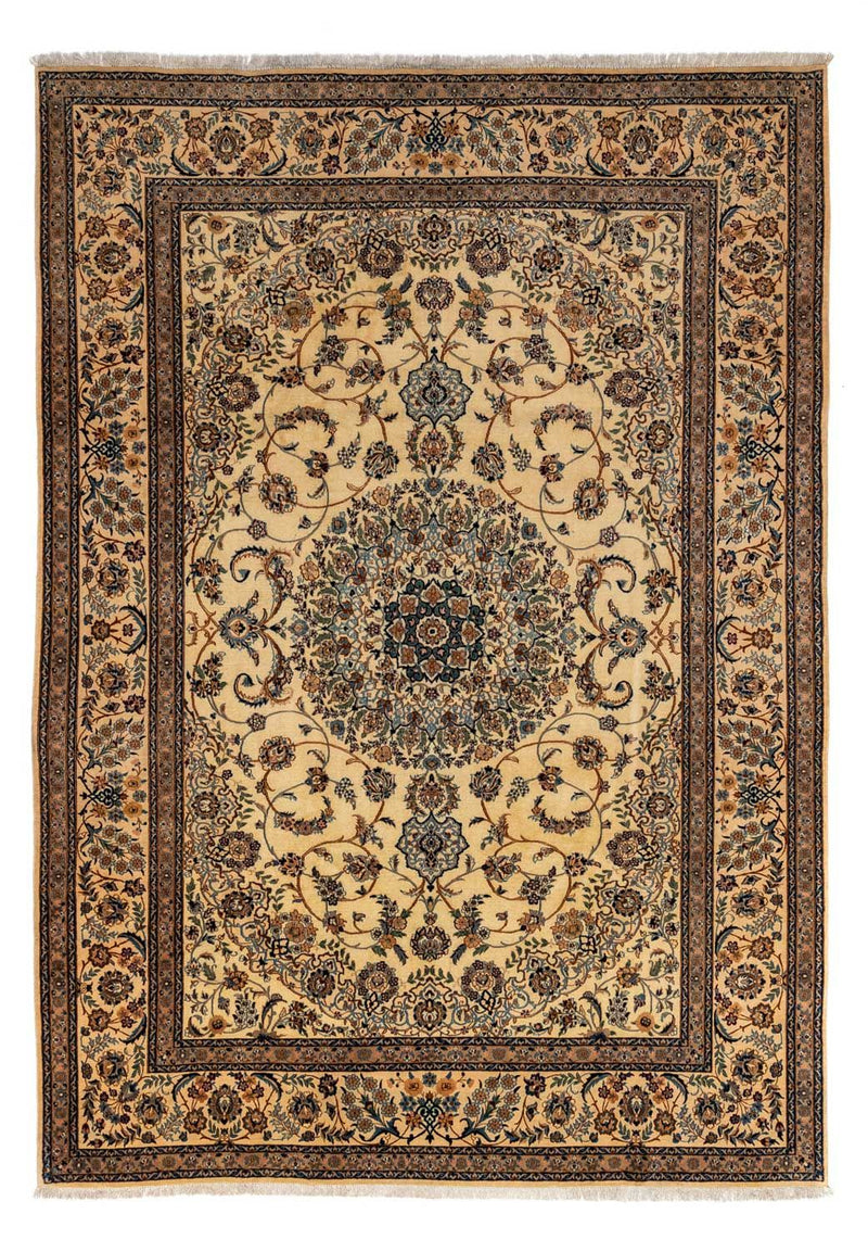 Nain - 9La Teppe 250x337cm - Persisk teppe - mørk beige