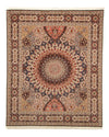 Tabriz - 50 Raj Teppe 202x242cm - Persisk teppe - Rektangulær / Flerfarget / 202 x 242 cm Rektangulær