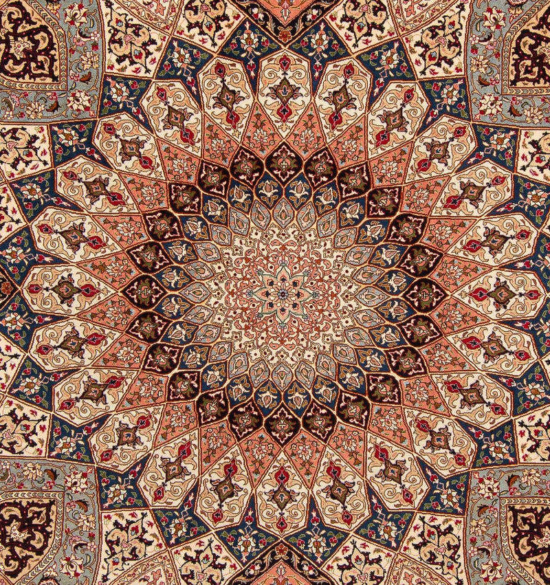 Tabriz - 50 Raj Teppe 242x202cm - Persisk teppe