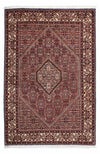 Bidjar - Zanjan Teppe 140x210cm - Persisk teppe - Rektangulær / Rød / 140 x 210 cm Rektangulær