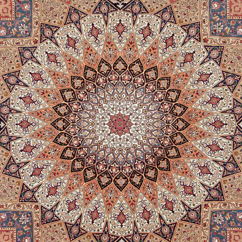 Tabriz - 50 Raj Teppe 298x254cm - Persisk teppe