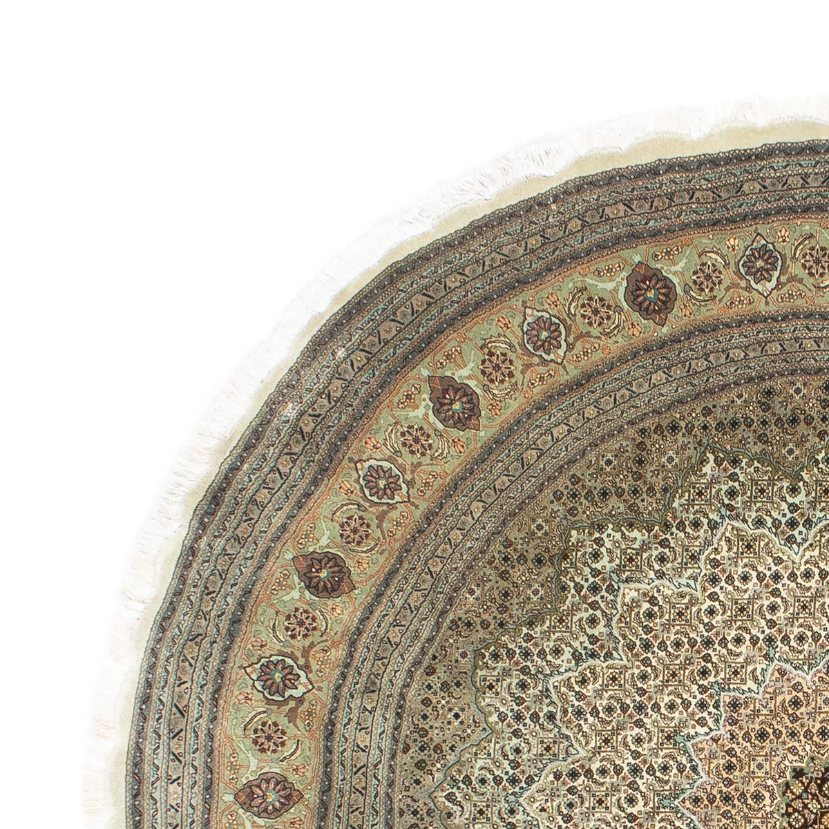 Tabriz - 50 Raj Teppe 195x195cm - Persisk teppe
