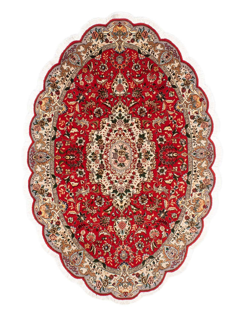 Tabriz - 50 Raj Teppe 195x130cm - Persisk teppe