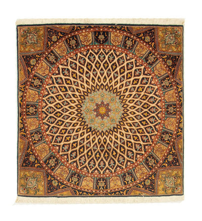 Tabriz - 50 Raj Teppe 100x100cm - Persisk teppe