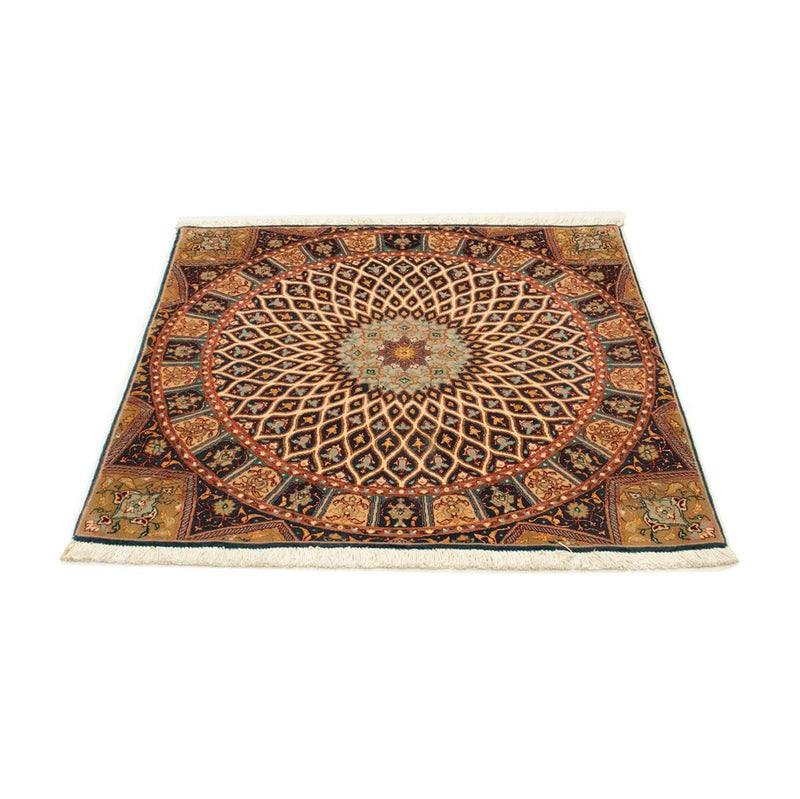 Tabriz - 50 Raj Teppe 100x100cm - Persisk teppe