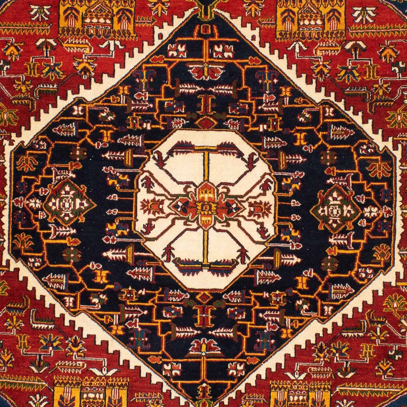 Gabbeh teppe - Kashkuli persisk teppe - 200 x 180 cm - mørk rød