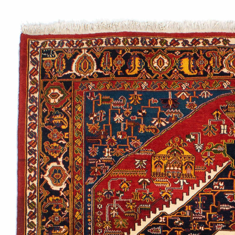 Gabbeh teppe - Kashkuli persisk teppe - 200 x 180 cm - mørk rød