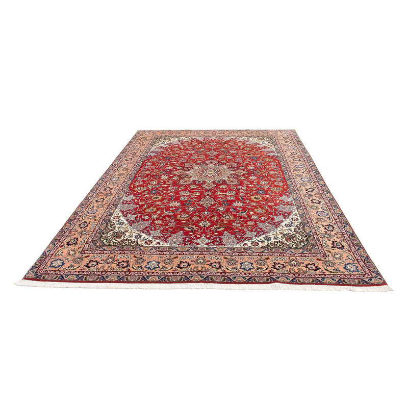 Tabriz - 50 Raj Teppe 205x307cm - Persisk teppe - mørk rød
