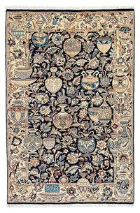 Persisk teppe - klassisk - 195 x 123 cm - mørkeblå – product image