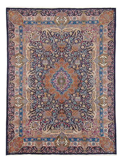 Kashmar Teppe 298x394cm - Persisk teppe - mørkeblå
