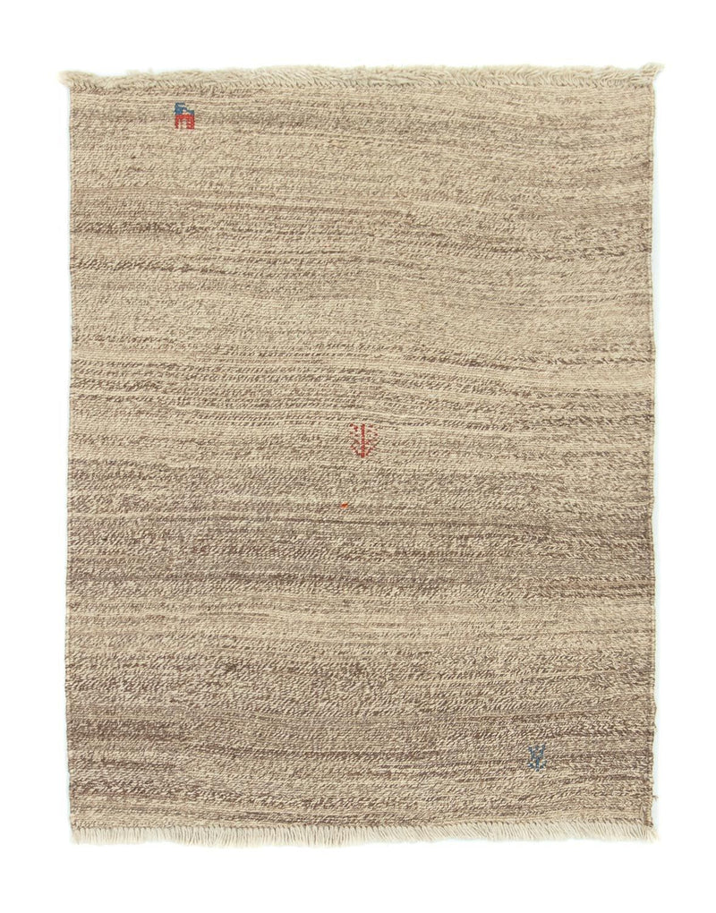 Persisk Gabbeh Teppe 105x83cm - Perserteppich Wollteppich