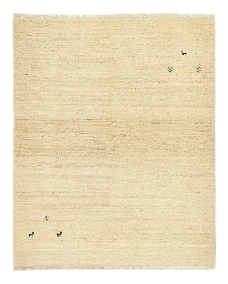 Persisk Gabbeh Teppe 143x175cm - Perserteppich Wollteppich