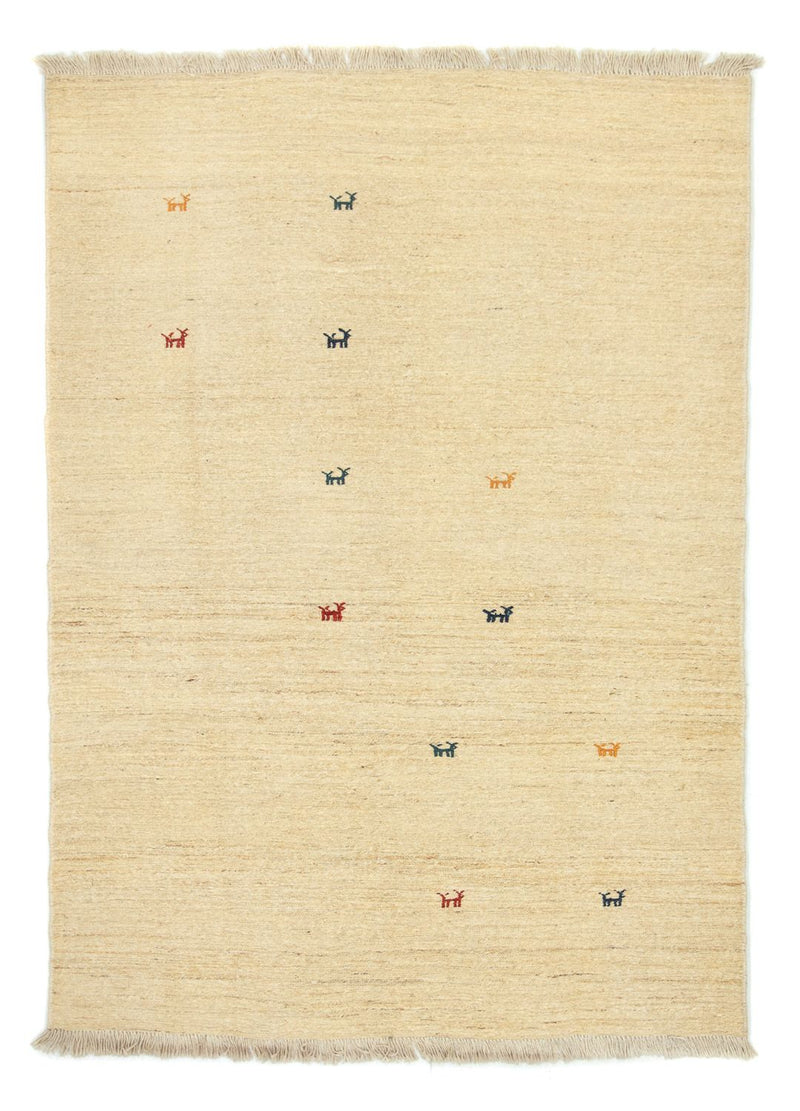 Persisk Gabbeh Teppe 142x196cm - Perserteppich Wollteppich