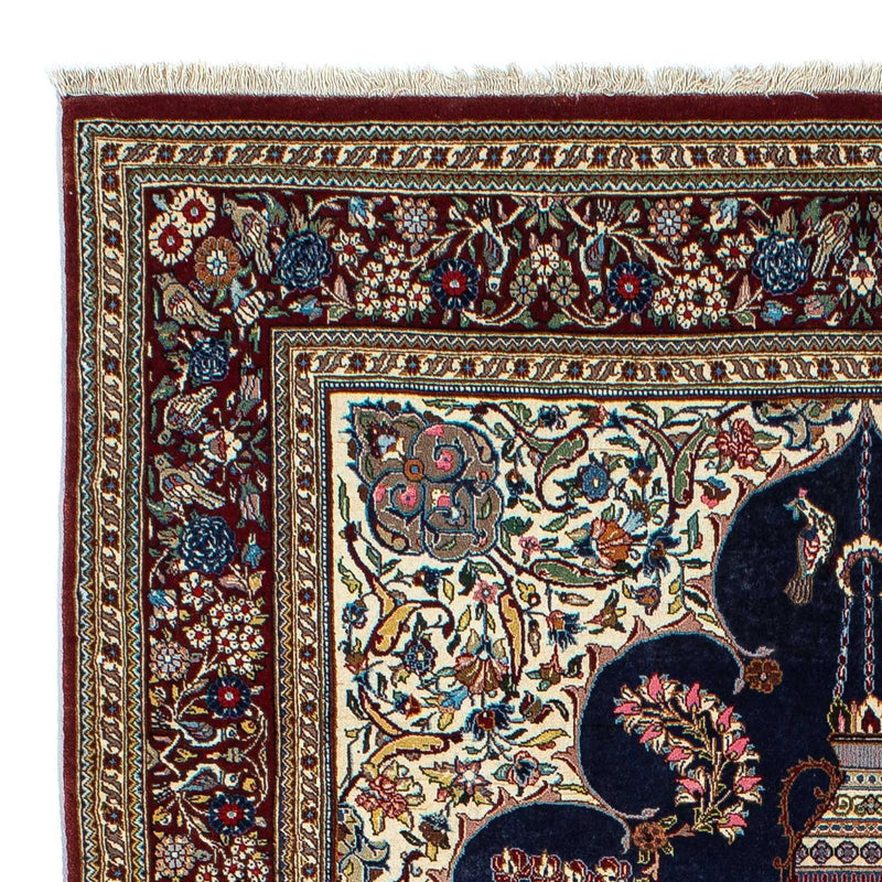 Qom Teppe 214x127cm - Persisk teppe