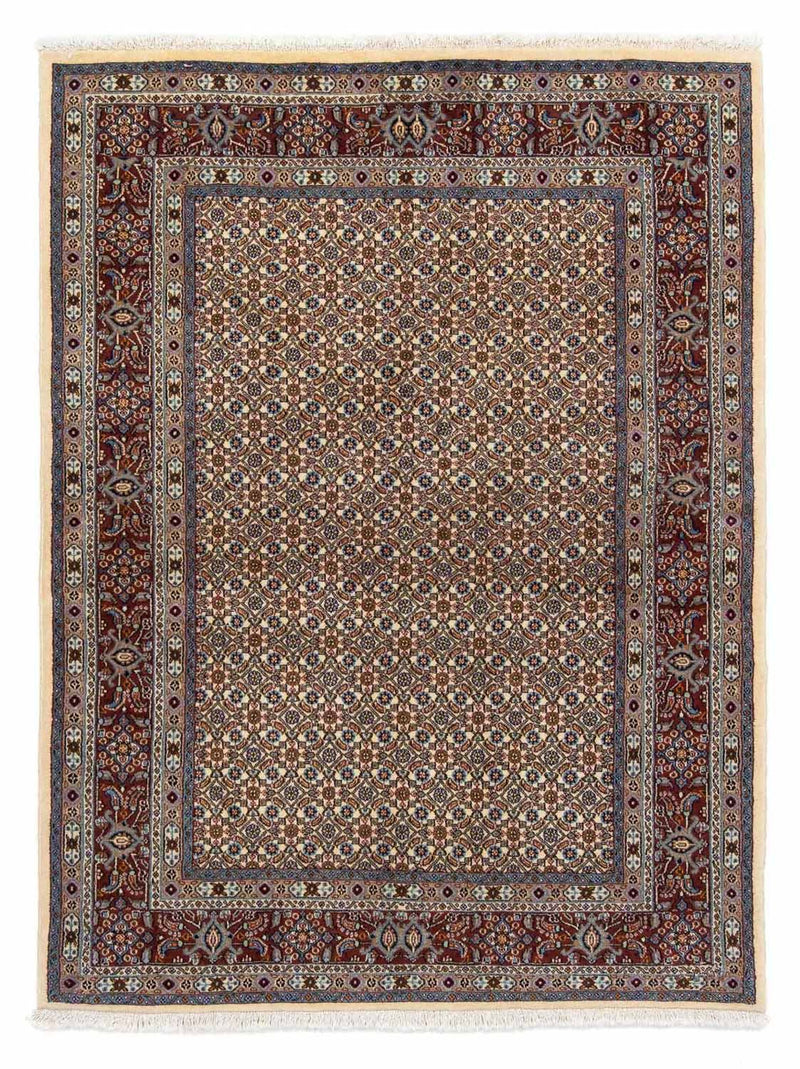 Persisk teppe - klassisk - 195 x 147 cm - flerfarget