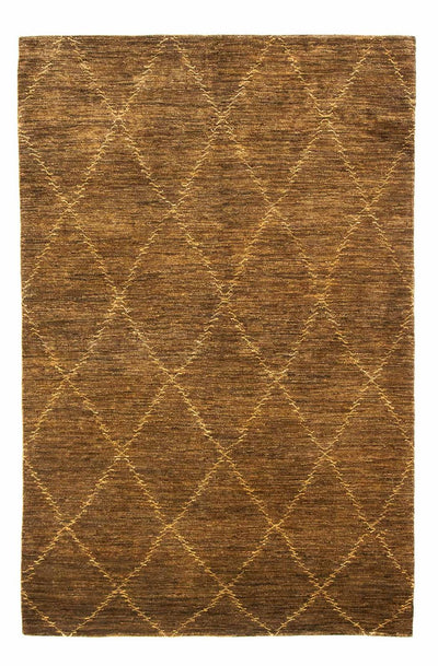 Indo Gabbeh Teppe 137x205cm - Perserteppich Wollteppich