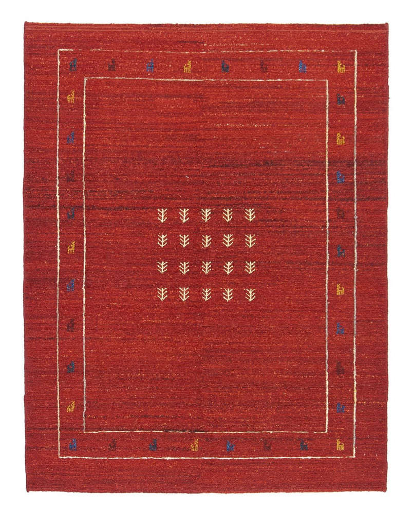 Persisk Gabbeh Teppe 194x146cm - Perserteppich Wollteppich