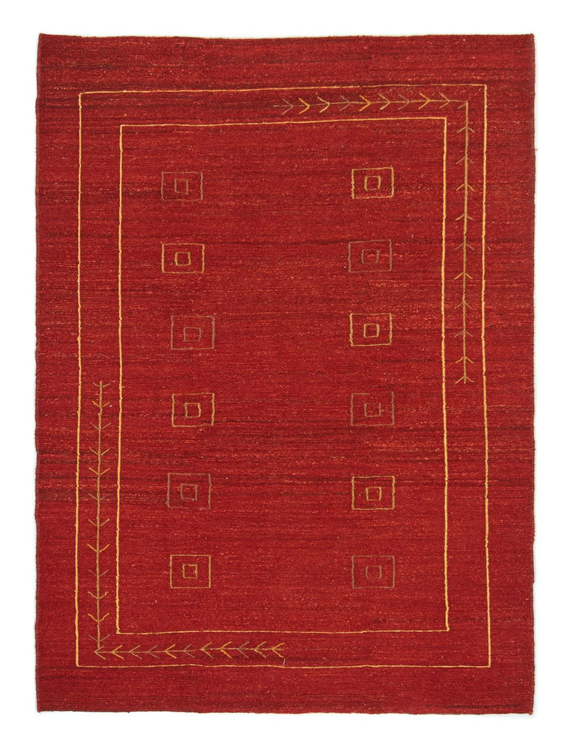 Persisk Gabbeh Teppe 196x143cm - Perserteppich Wollteppich