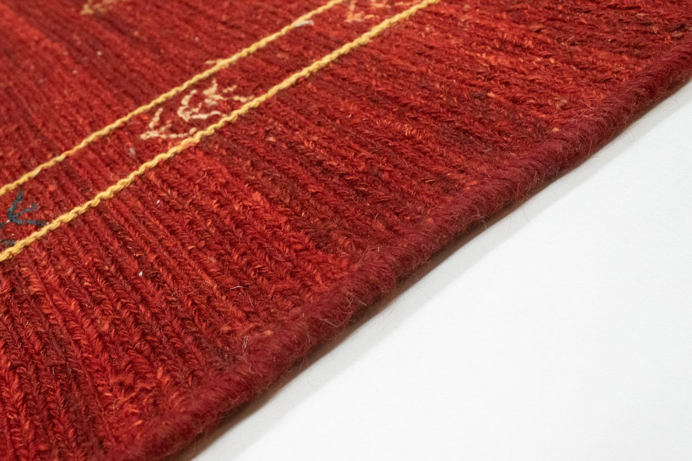 Persisk Gabbeh Teppe 190x150cm - Perserteppich Wollteppich