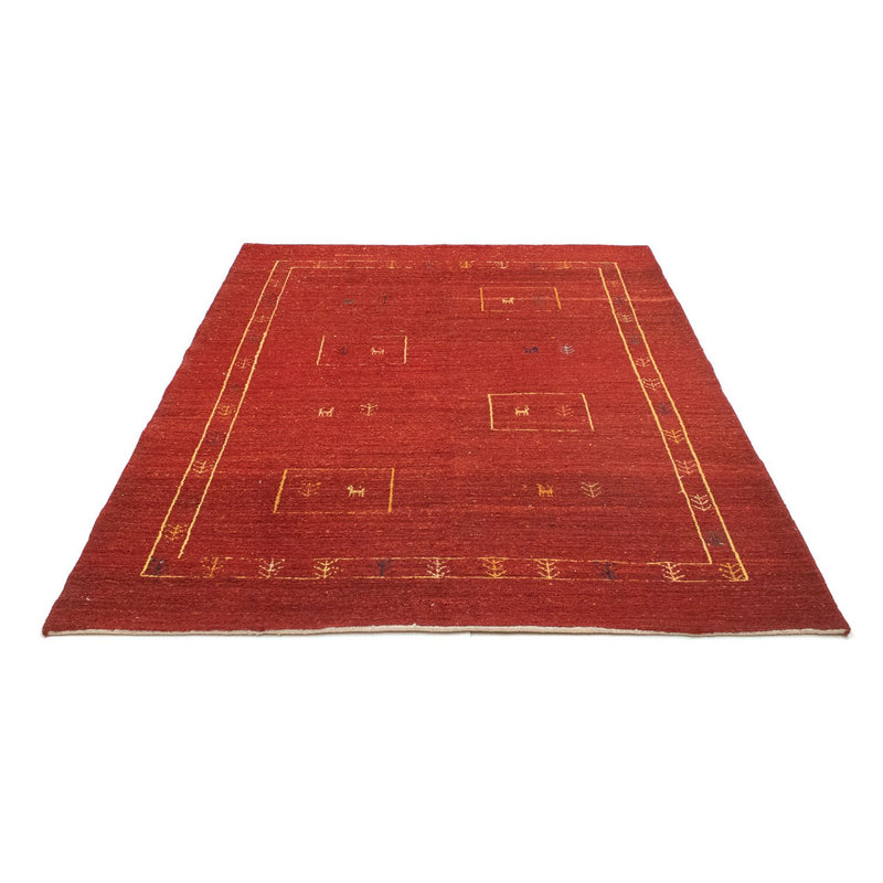 Persisk Gabbeh Teppe 190x150cm - Perserteppich Wollteppich