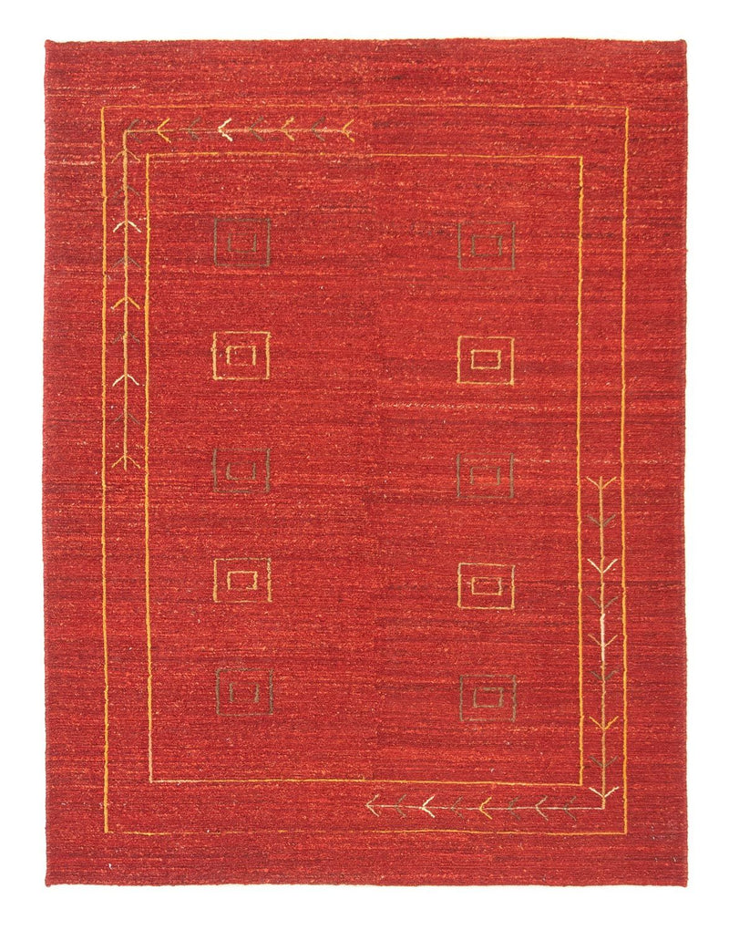 Persisk Gabbeh Teppe 196x146cm - Perserteppich Wollteppich